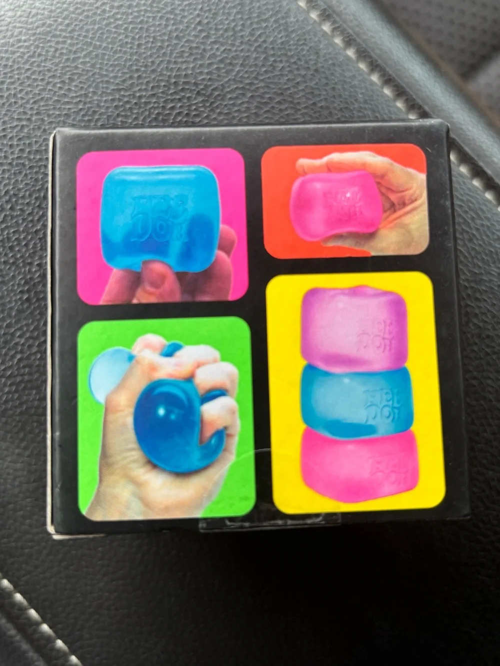 NeeDoh Nice Cube Super Solid Squish - Pink - Picture 2 of 3